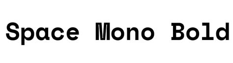 Space Mono Bold Font - FFonts.net