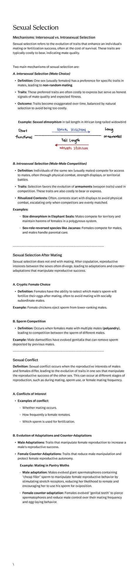 5-6 Selection & Coevolution - Sexual Selection Mechanisms: Intersexual