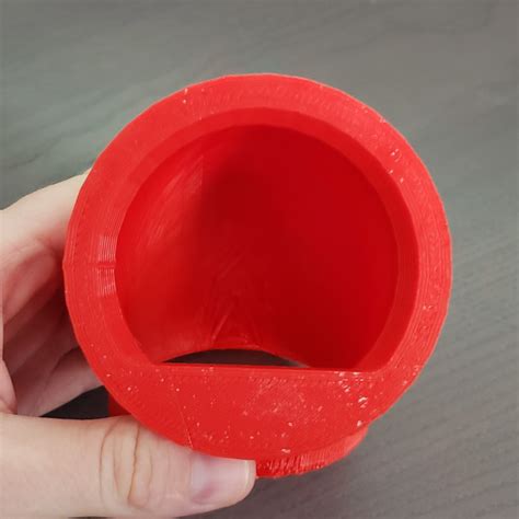 3D Printable Quail Feeder Port by Brynn MacFlynn