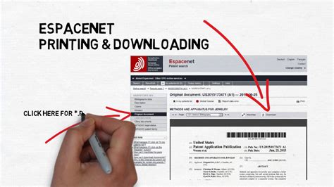 Espacenet Printing & Downloading - YouTube