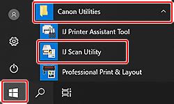 Canon : Inkjet Manuals : G3060 series : Starting IJ Scan Utility