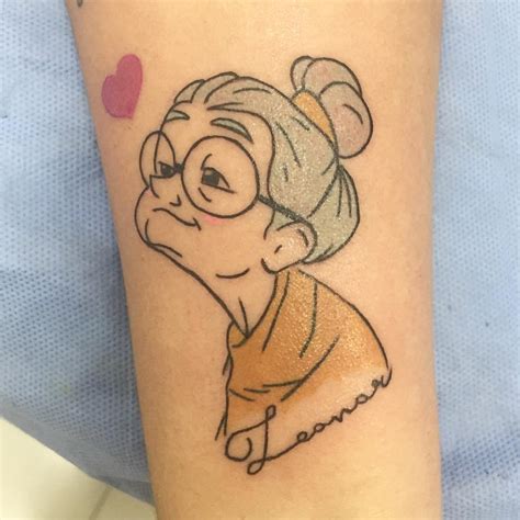 heart touching grandmother tattoo designs