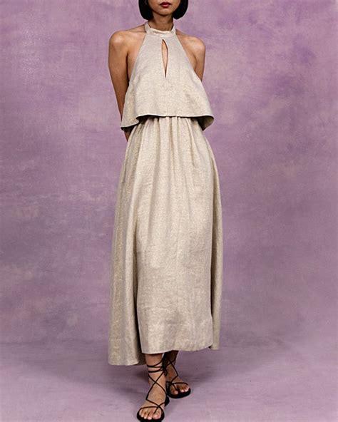 Clacive-Two Piece Outfits Sleeveless Crop Tops Elastic Waist Skirt Sets ...