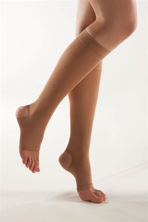 open toe compression stocking options
