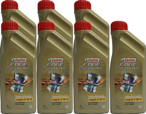 7 X 1 Liter Castrol 5W-30 Longlife 3 Edge Professional kaufen!