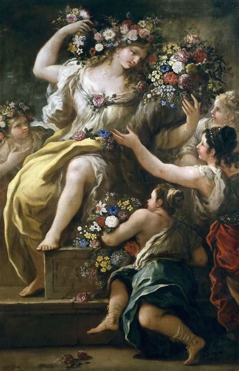 Luca Giordano, 1634-1705 La diosa Flora, possibly 1697, óleo sobre