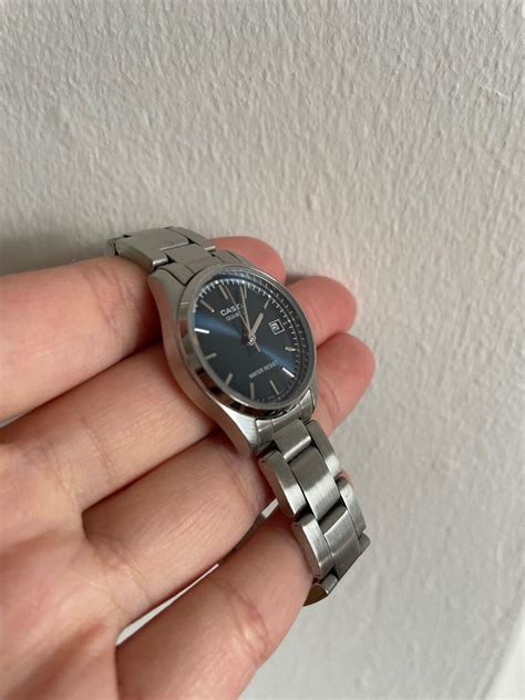 Casio Watch Blue, Women's Fashion, Watches & Accessories, Watches on ...