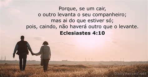 Eclesiastes 4:10 - Versículo da Bíblia - DailyVerses.net