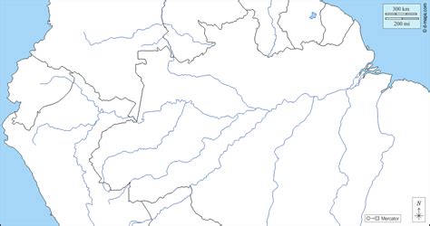 Amazon basin free map, free blank map, free outline map, free base map ...