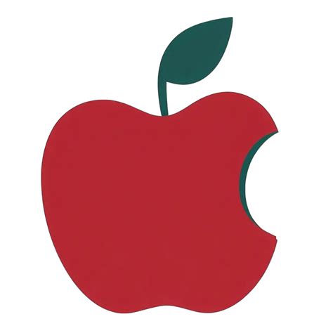 Bitten Apple Clipart Modern Red Fruit Illustration 58216166 PNG