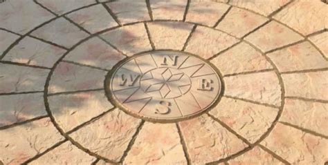 patio circles slabs slabs