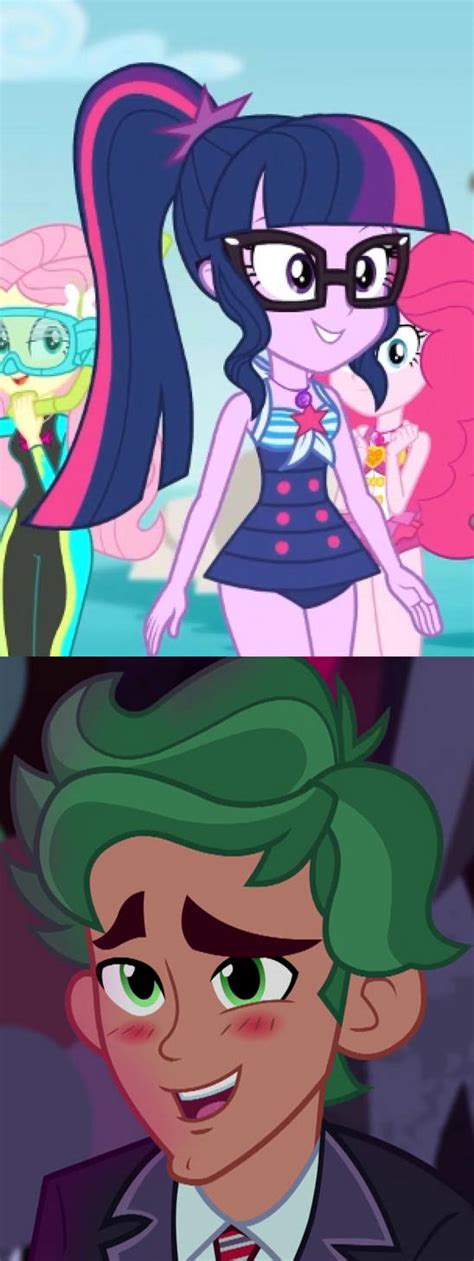 Timber's Reaction to Sci-Twi's Swimsuit by TheMexicanPunisher on DeviantArt