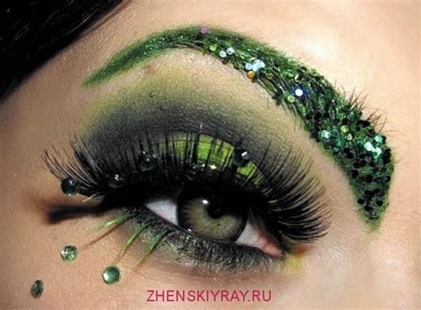 Стильные новогодние брови с укладкой фото - Женский рай | Зеленые тени ...