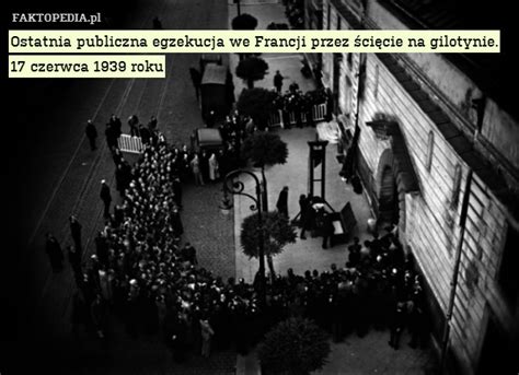 Ostatnia publiczna egzekucja we