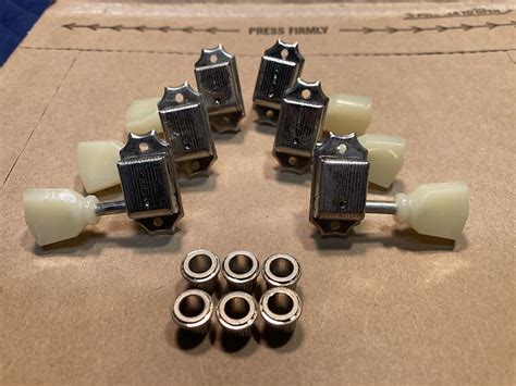 Kluson Deluxe 3x3 Tuners 2022 - Aged nickel | Reverb
