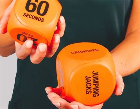exercise dice fun fitness   roll