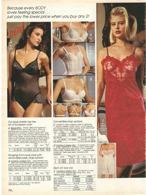 LOT OF 80'S VINTAGE CATALOG LINGERIE UNDERWEAR BRA PHOTO PAGES ADS