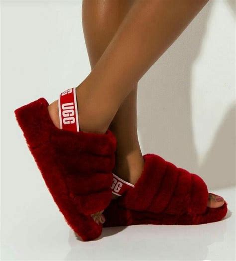 Босоножки тапочки женские ugg fluff yeah slide — цена 1283 грн в ...