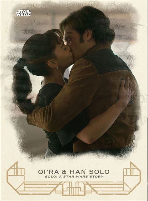 Qi'Ra and Han Solo getting it on in Solo: A Star Wars Story. #starwars