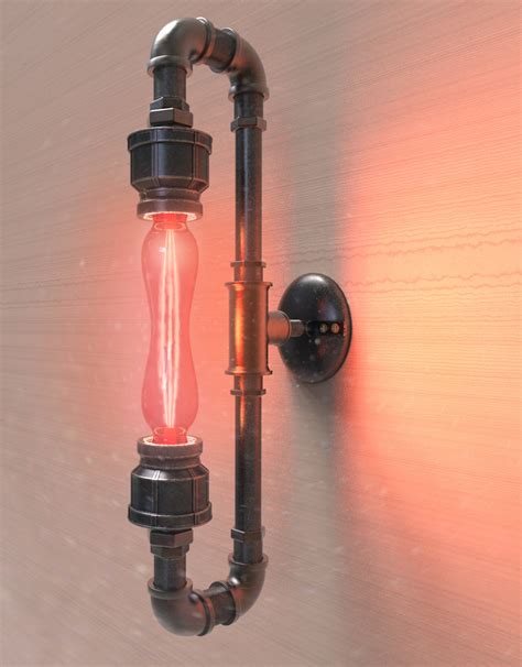 ArtStation - Industrial Lamp Design.