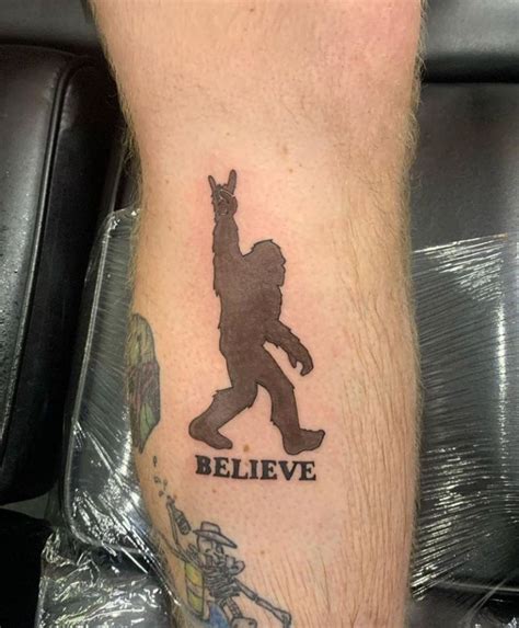 mysterious bigfoot tattoos ideas  tattoosboygirl