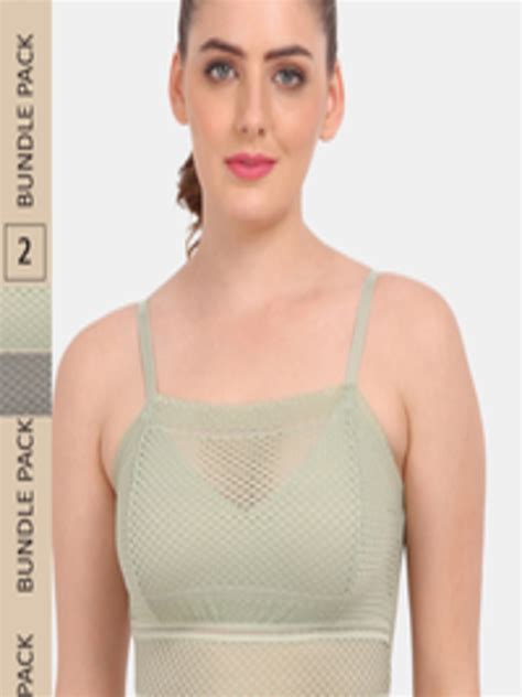 Buy Amour Secret Pack Of 2 Floral Bralette Lightly Padded Bra PD837 ...