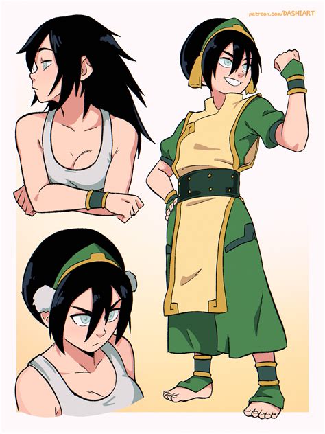 toph bei fong (avatar legends and 1 more) drawn by dashi_(dashiart