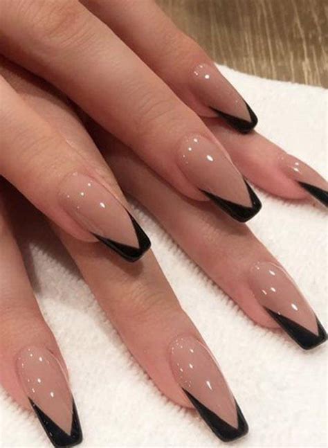Uñas punta francesa: los diseños más elegantes para combinar con todo ...