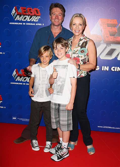 As a child Rebecca Gibney lived metres from her future husband. Meet