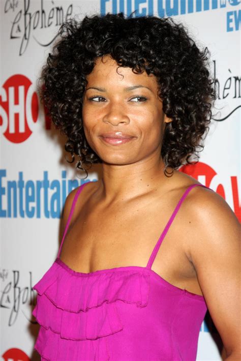Rose Rollins arriving at the The L Word Final Season Premiere at Cafe