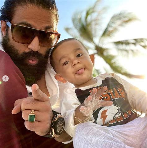 kgf star yash takes   maldives   radhika pandit shares