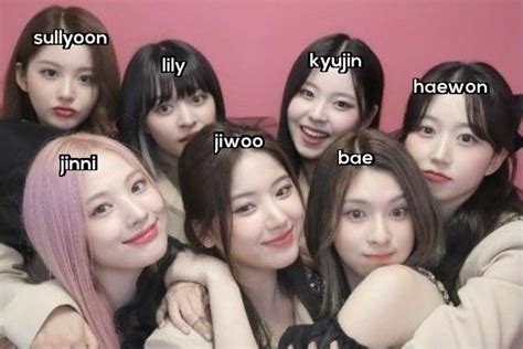 nmixx members name 3 | Nomes de grupos, Nomes, Asas pretas de anjo