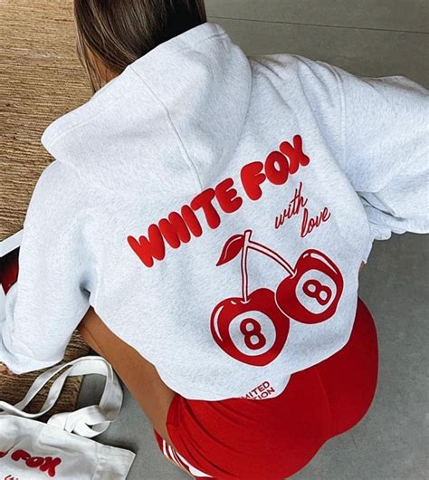 White Fox Tracksuit Hoodie Women, White Fox Clothes , White Fox