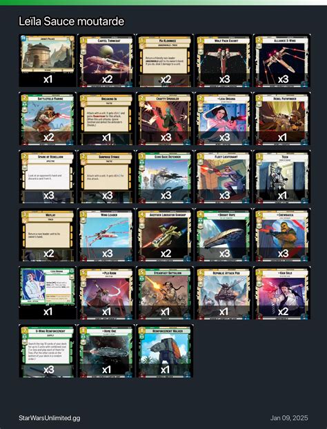 Leïla Sauce moutarde | Star Wars: Unlimited SWU TCG