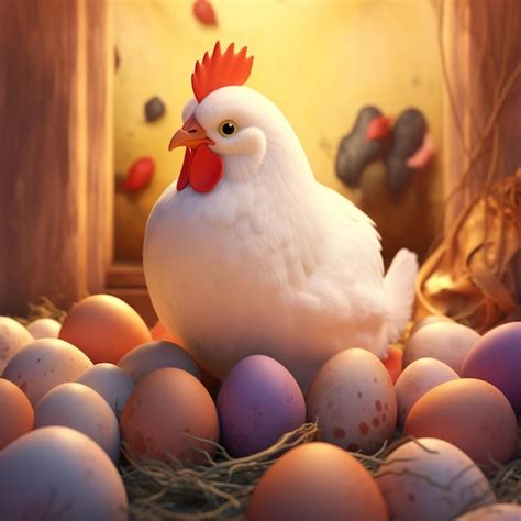 Hen With Eggs Images - Free Download on Freepik