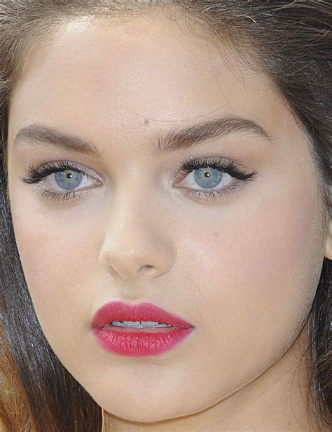 Close-up of Odeya Rush at the 2015 premiere of 'Goosebumps'. Celebrity ...