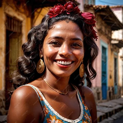 Premium Photo | Cuban woman from Cuba typical national citizen