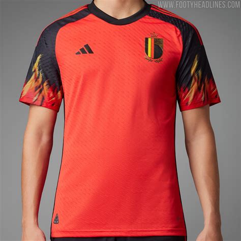 belgium  world cup home  kits released footy headlines