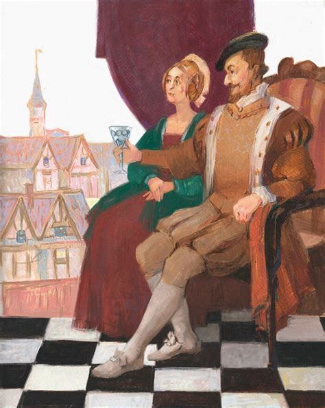 Иллюстрация Спящая красавица в стиле книжная графика
