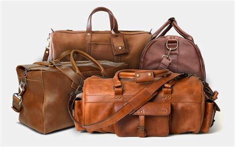 leather duffel bags  traveling gearmoose