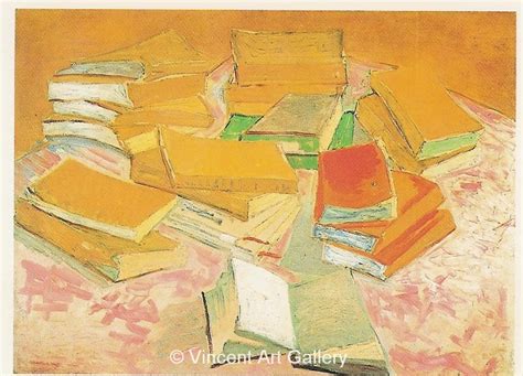 Still Life: French Novels by Vincent van Gogh - Oil Painting Reproduction
