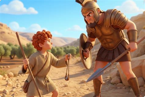 Historia Davi E Golias - A história de Davi e Golias explicada para crianças