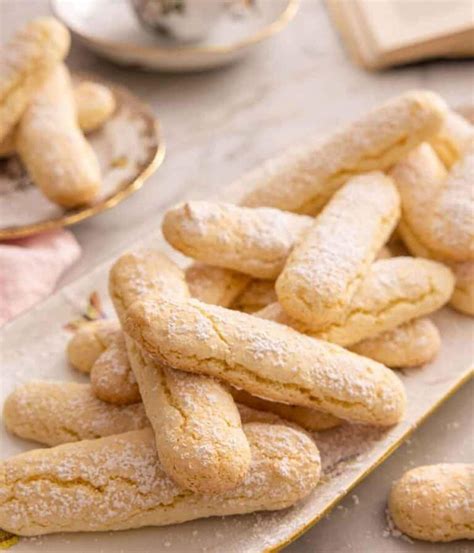 classic ladyfingers recipe card printable savoiardi biscuit