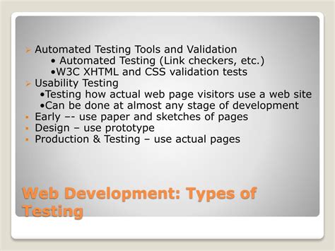 website development process powerpoint