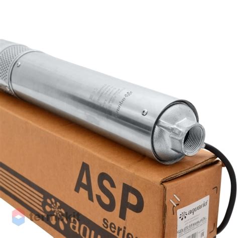 Насос скважинный Aquario ASP 1E-55-75 со встроенным конденсатором с ...