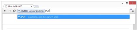 Como buscar con Google en un sitio web, usando Google Chrome