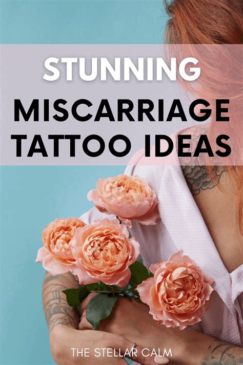 Miscarriage Tattoos: Remembering Your Baby — The Stellar Calm ...