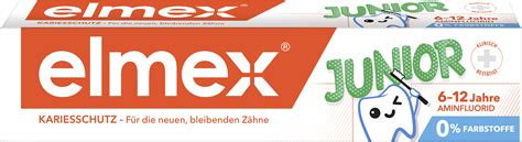 Pastă de dinți elmex® JUNIOR Pentru copiii cu vârsta între 6 și 12 ani