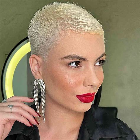 Buzzed Pixie Cut