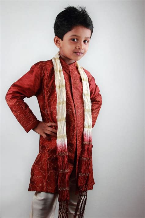 indian boy traditional dress stock   royalty